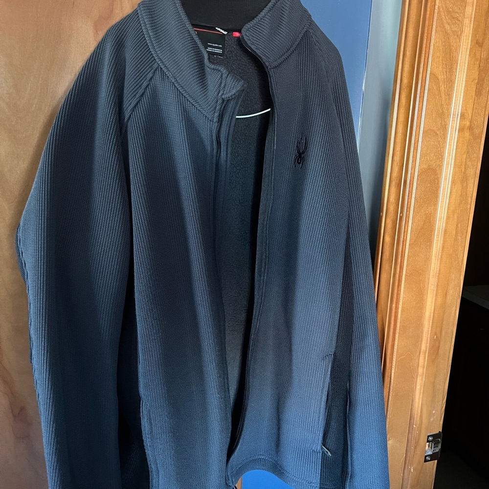 Spyder Black Full-Zip Jacket